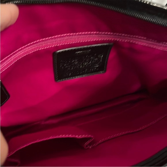 Coach Black and Red Graphic Crossbody Bag - Picture 7 of 7